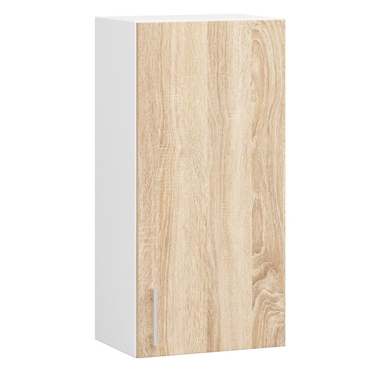 Akord Keittiön seinäkaappi Lima Valkoinen/Sonoma-tammi 40x31x72