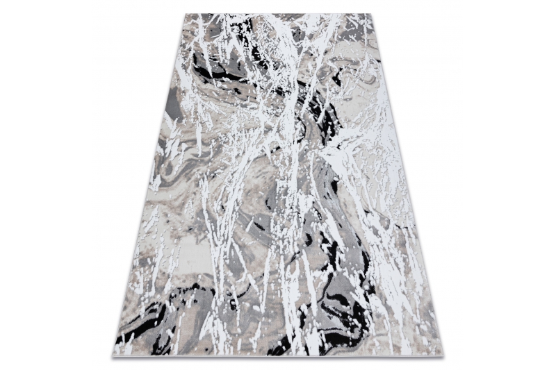 Matto GLOSS moderni 8488 37 tyylikäs, glamour beige / harmaa 80x150 cm