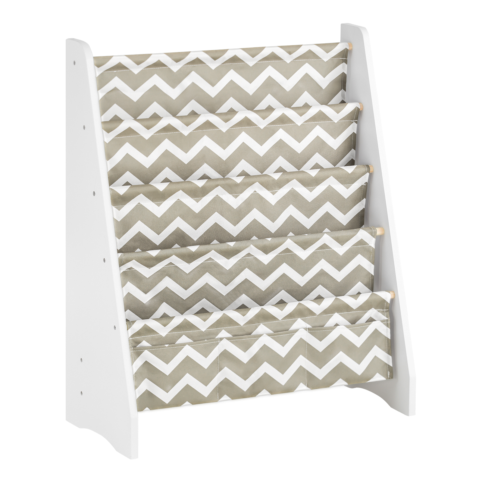 SoBuy Lasten kirjahylly KMB50-HG ekologinen mäntyvaneri hylly