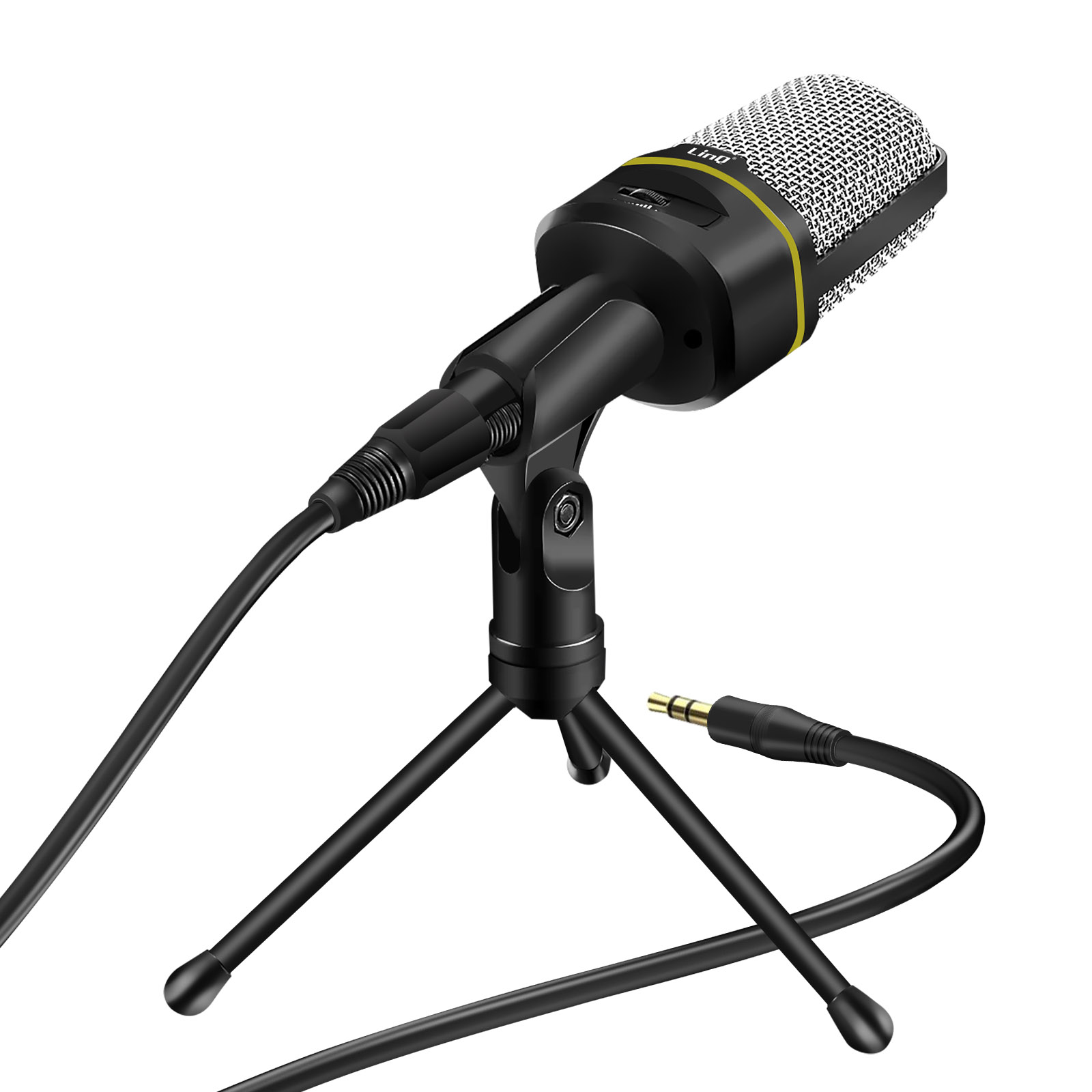 Pöytämikrofoni 3.5mm liitännällä ja jalustalla