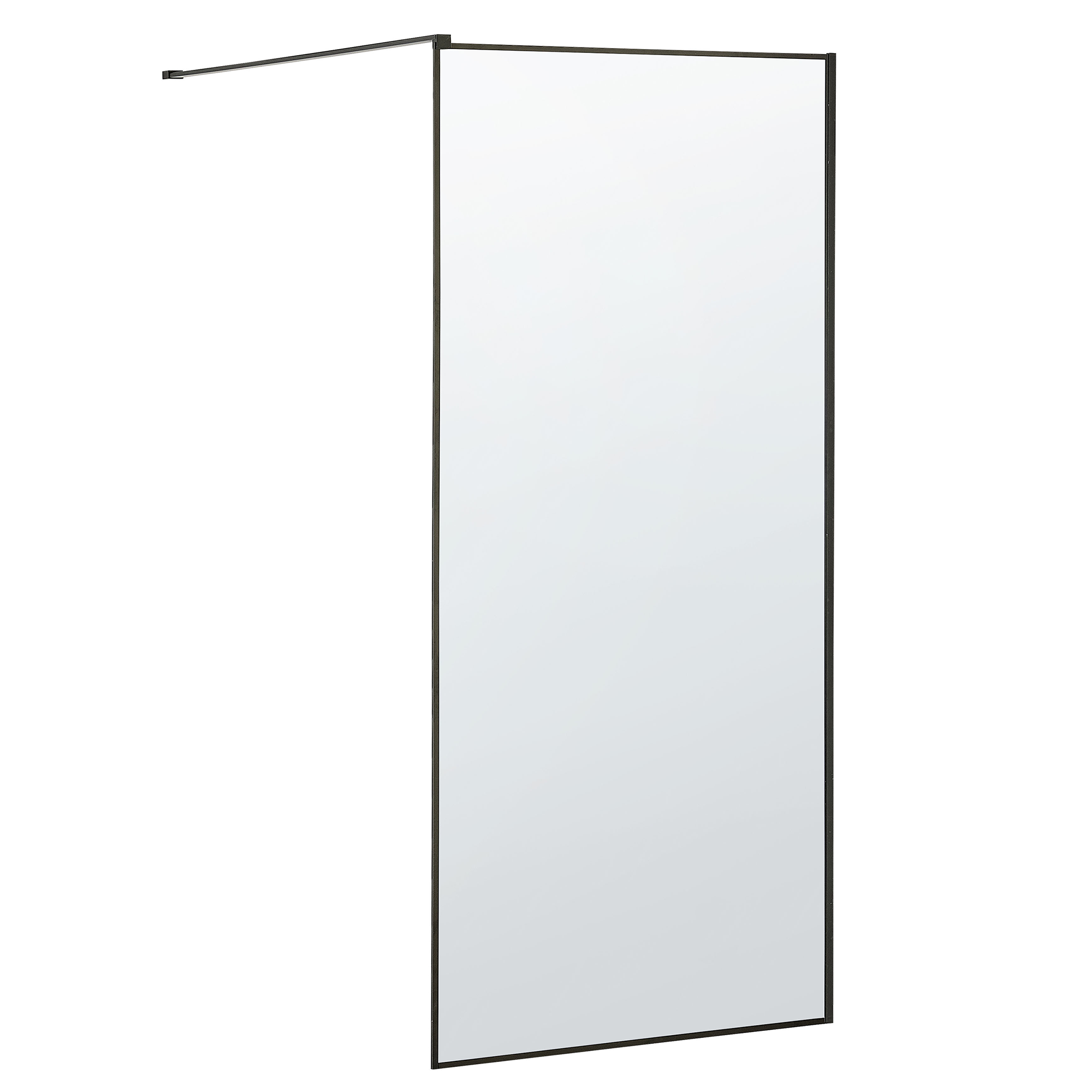 Suihkuseinä WASPAM II 100 x 190 cm Musta