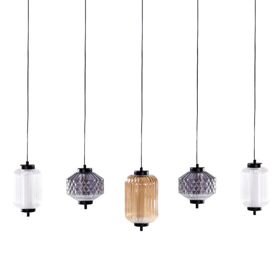 LED-riippuvalaisin SULLANE LED-valo lasi Monivärinen