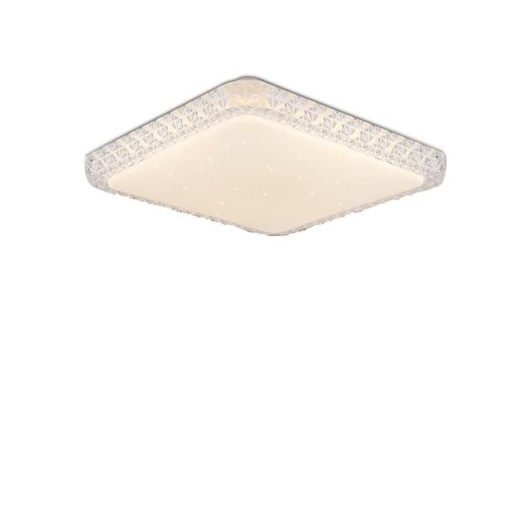 NETTLIFE LED - kattovalaisin Keittiöön, olohuoneeseen, moderniin, neliöön, 30cm Kristalliin, tähtitaivaan, muotoon, himmennettäväKaukosäätimellä