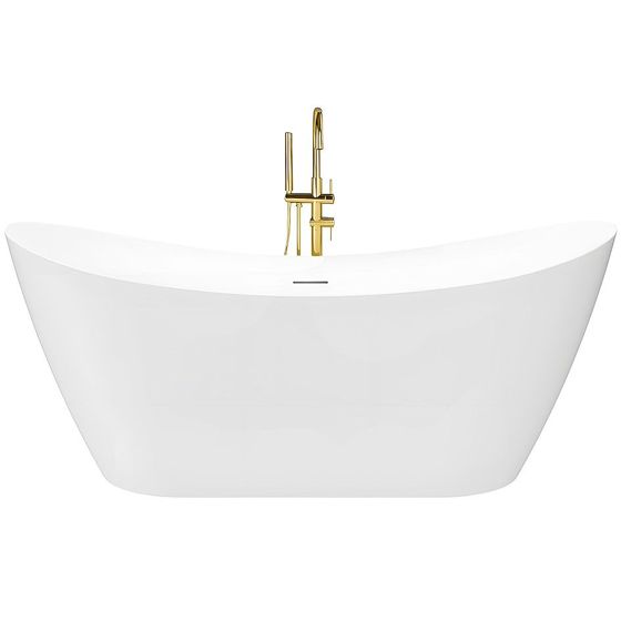 Rea vapaasti seisova amme FERRANO SLIM 170 mustalla tulppakannella , 170X80X72CM