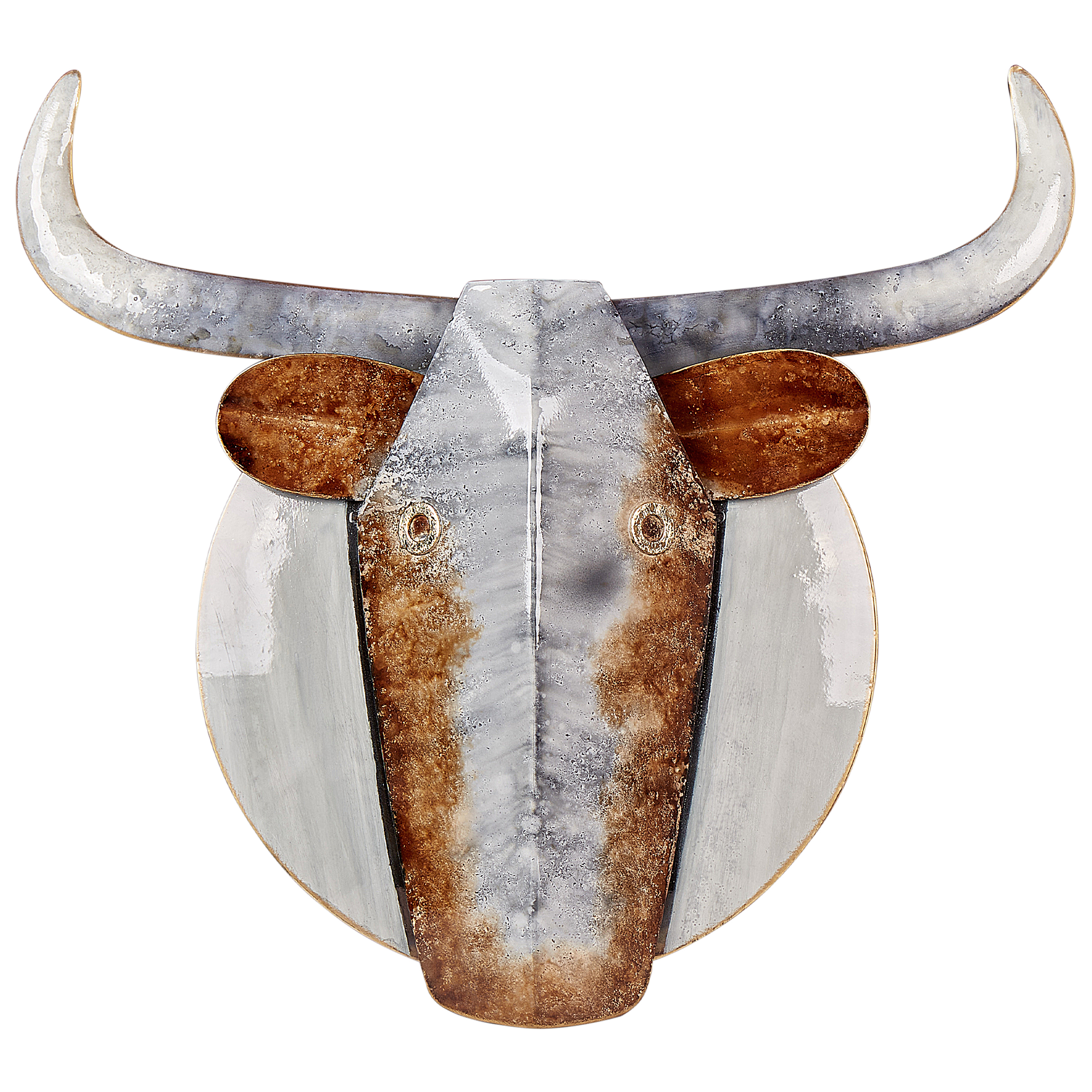 Seinäkoriste Härkä ERBIUM metalli 41 cm Harmaa