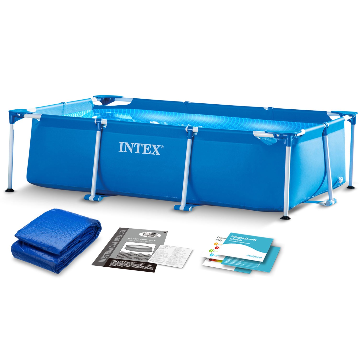 INTEX 28271 Runkoallas puutarhaan 260 x 160 x 65 cm 2 in 1