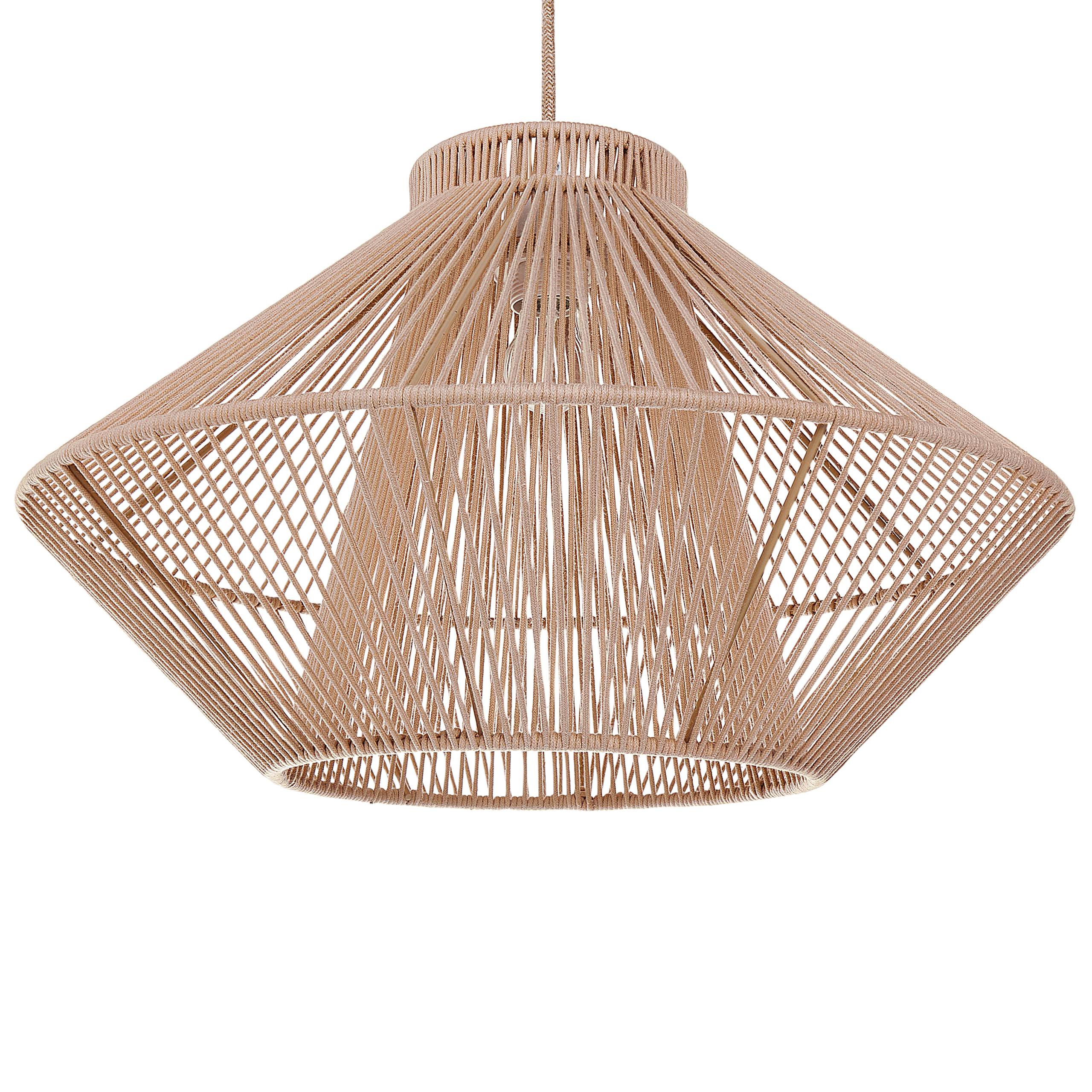 Riippuvalaisin PALMETTO Puuvilla Beige