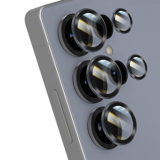 Galaxy S25 Ultra -kameran Suoja Karkaistua Lasia Heijastamaton Alumiinikehys