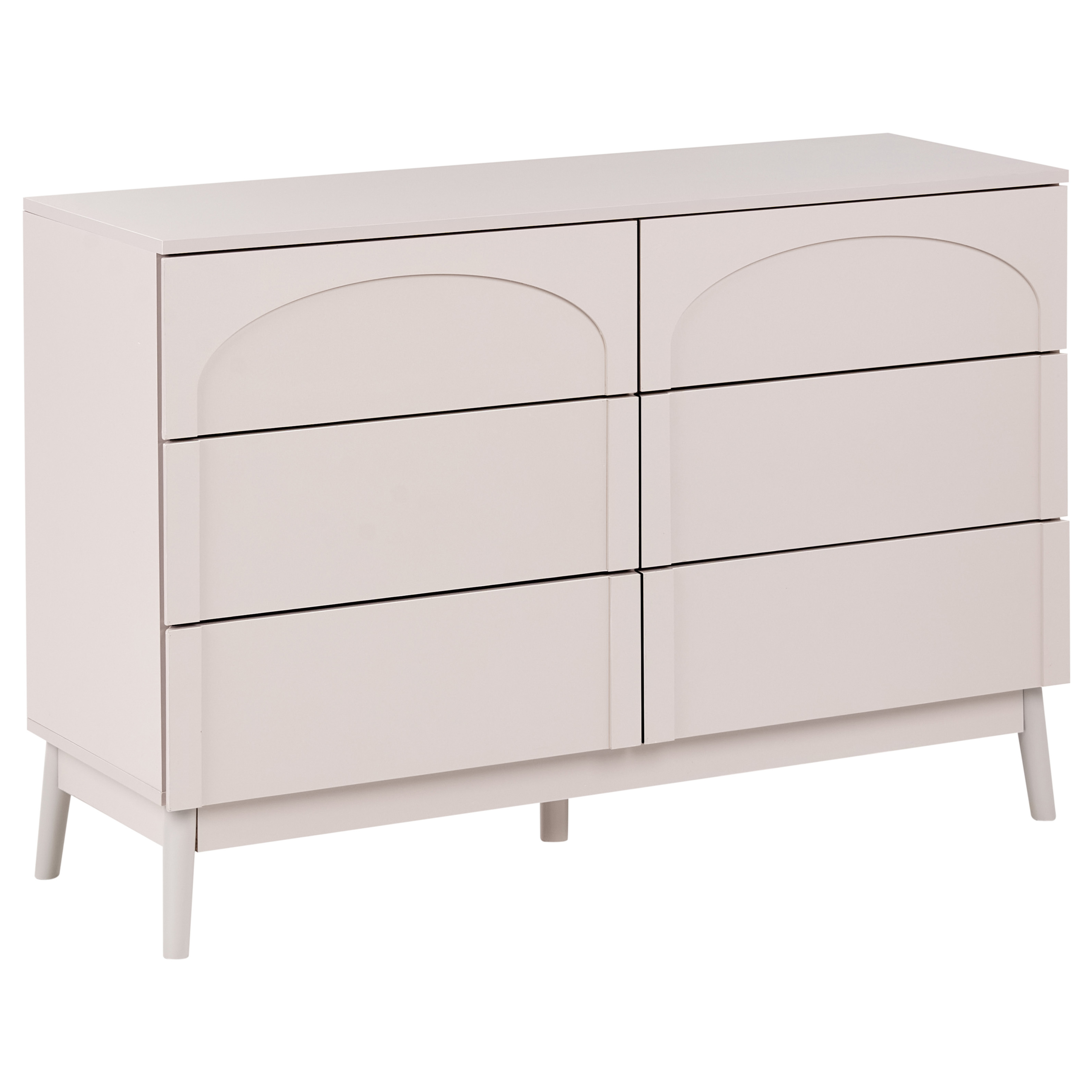 Lipasto 6 laatikolla BOULIA Vaaleanbeige