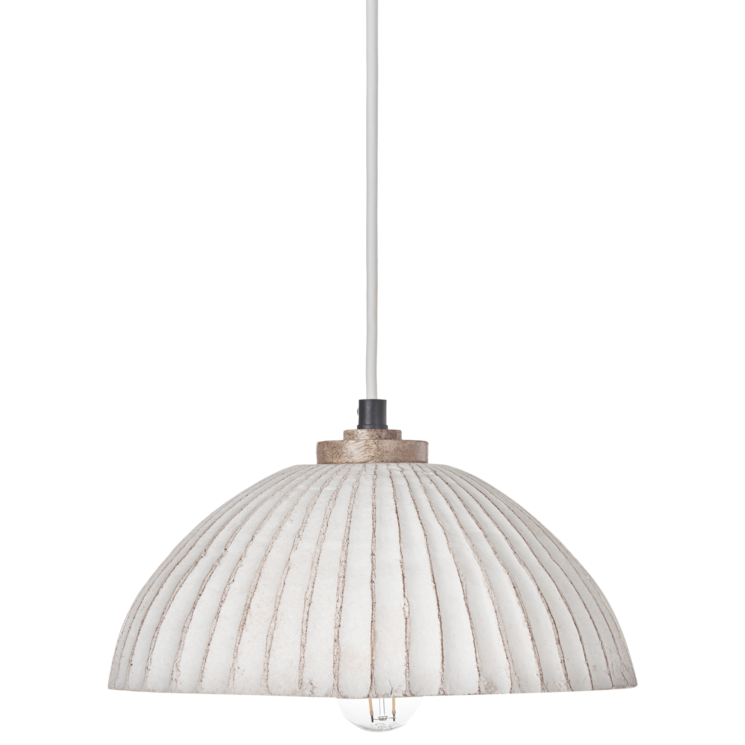 Riippuvalaisin COTTICA paperimassa Valkoinen