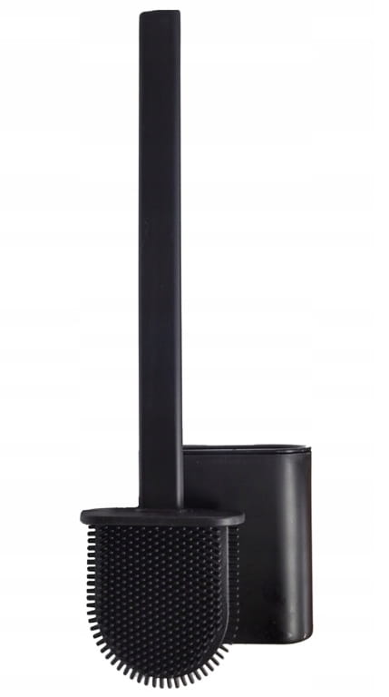 WC-harja 36,5x6,5 cm, seisova tai seinään kiinnitettävä, mattamusta