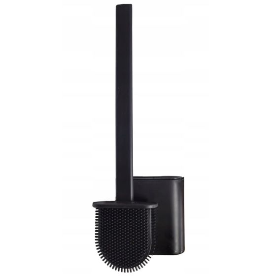 WC-harja 36,5x6,5 cm, seisova tai seinään kiinnitettävä, mattamusta