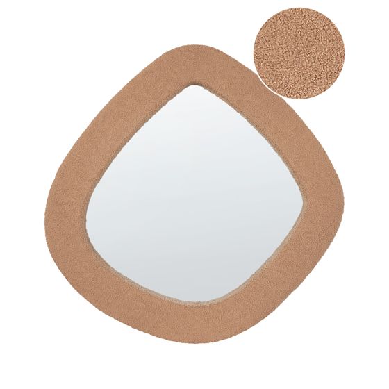 Seinäpeili EPIRY 79 cm 80 cm buklee Vaaleanruskea