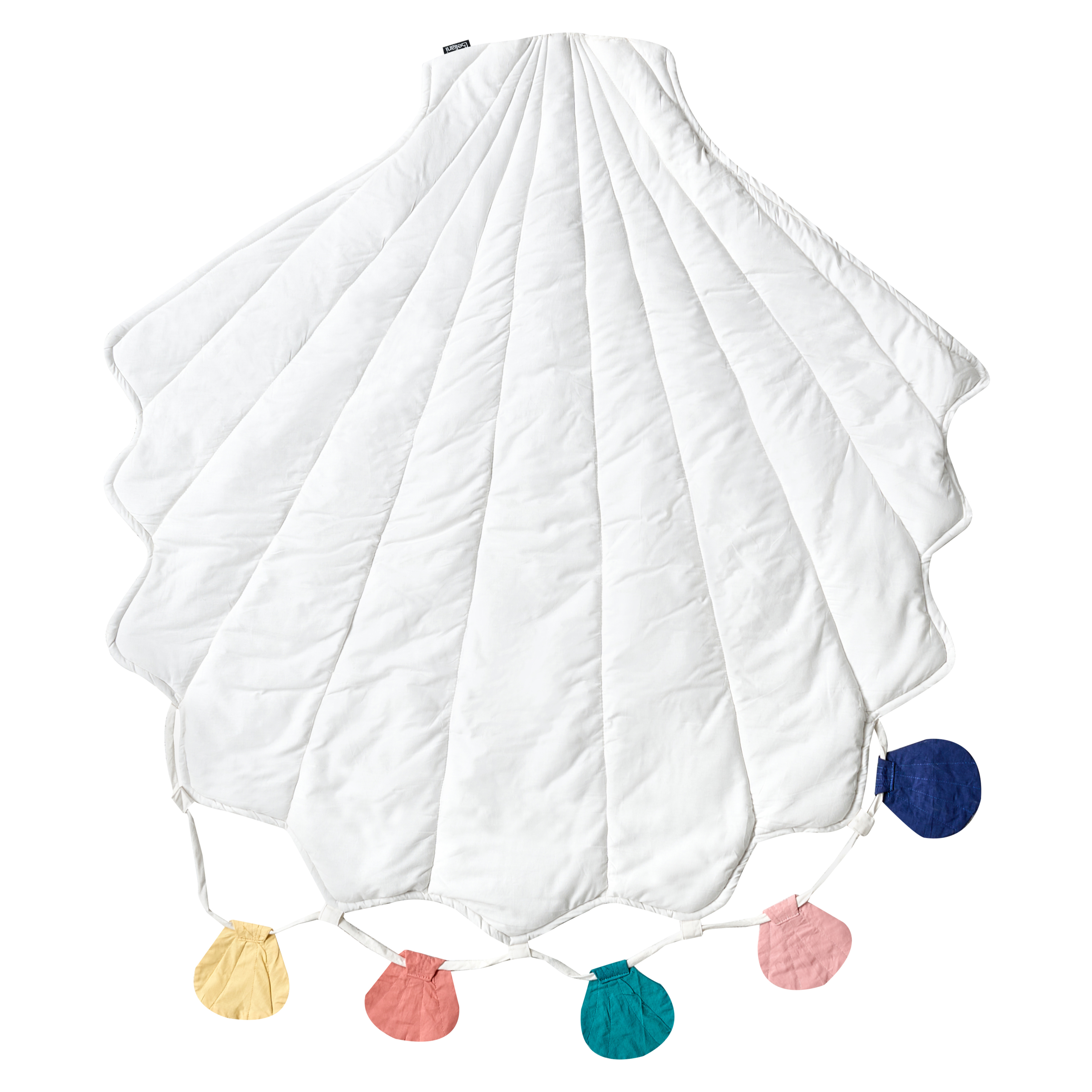 Leikkimatto KADMEA 110 x 110 cm Puuvilla Valkoinen