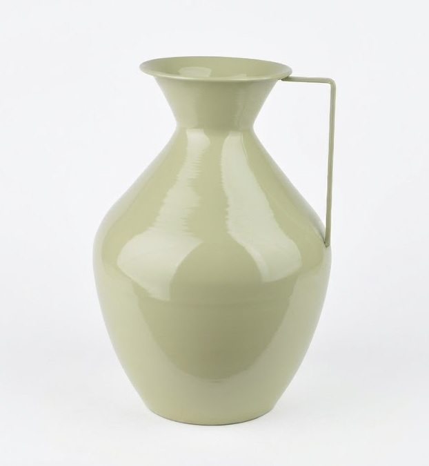 Maljakko metalli MONDEX ROGER 15,7x25x37 cm salvianvihreä 1 kpl