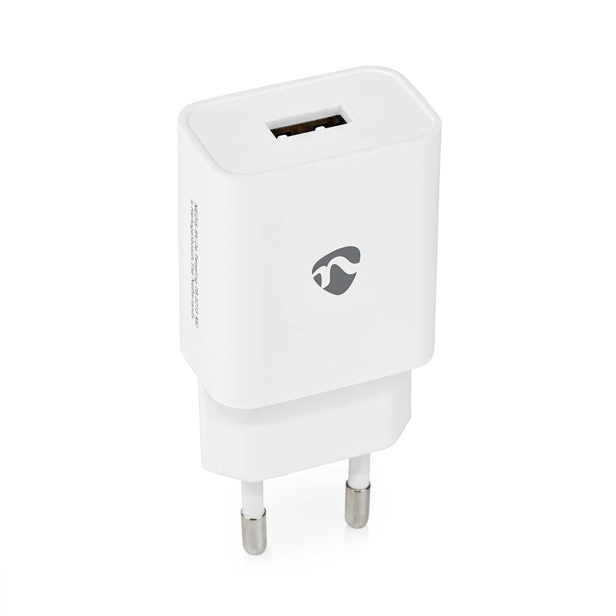 12W USB-A seinälaturi pikalatauksella älypuhelimille ja tableteille