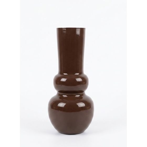 Maljakko metalli MONDEX ROGER 10x17x36 cm suklaanruskea 1 kpl