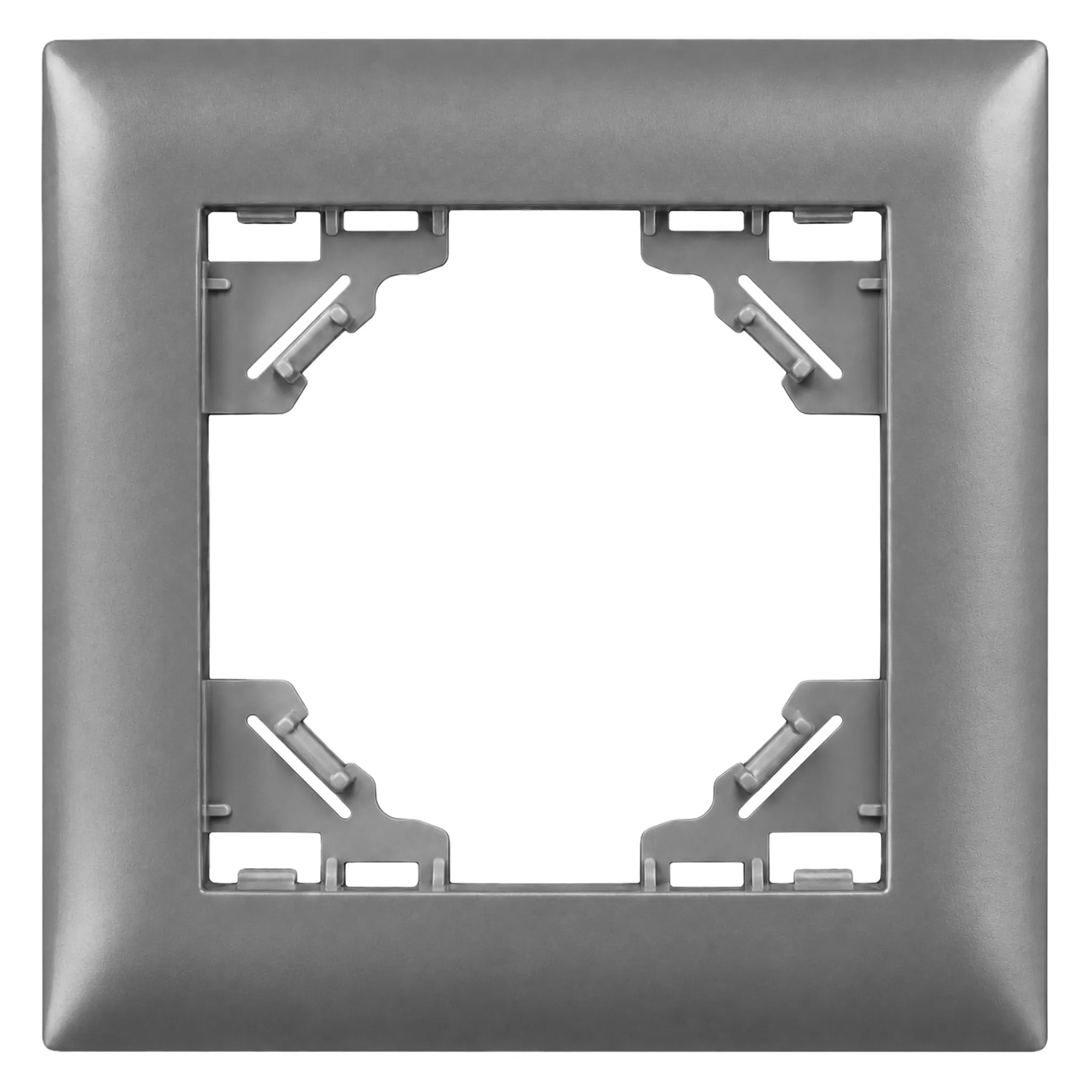 Toolight Yksiosainen kehys pistorasialle OSTE JNH013-1F Harmaa 1, 1x8, 4x8, 4cm