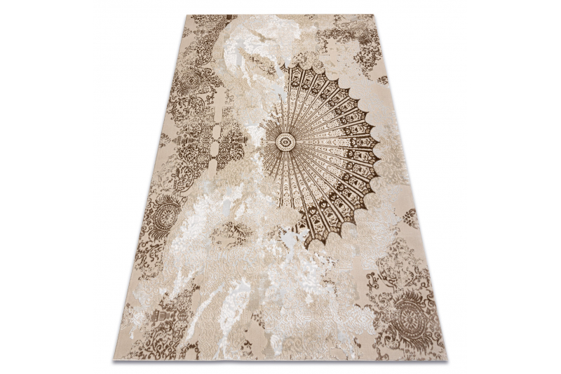 Matto ALLURE 5715 - tyylikäs, glamour beige / valkoinen 120x170 cm