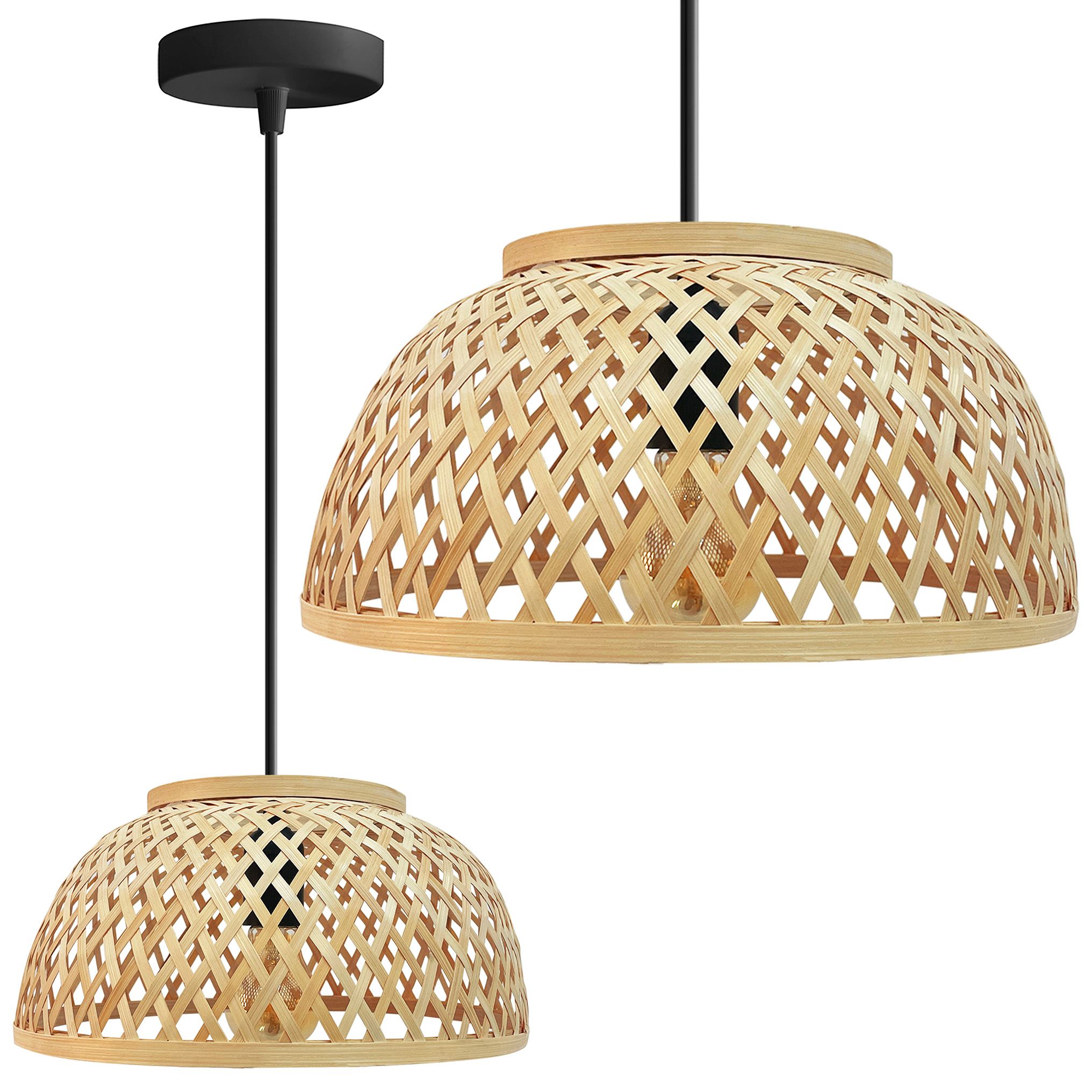 TOOLIGHT riippuva kattovalaisin APP1628-1CP ruskea, 16x30x16cm