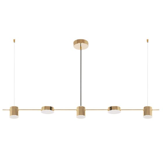 TOOLIGHT riippuva kattovalaisin LED APP929-5CP kulta, 115x10x7, 5cm