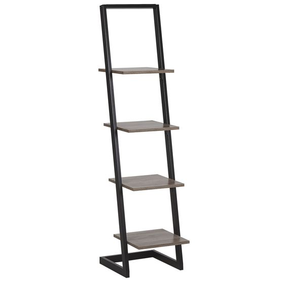 Hyllykkö 4 tasoa JOPLIN 143 cm Musta