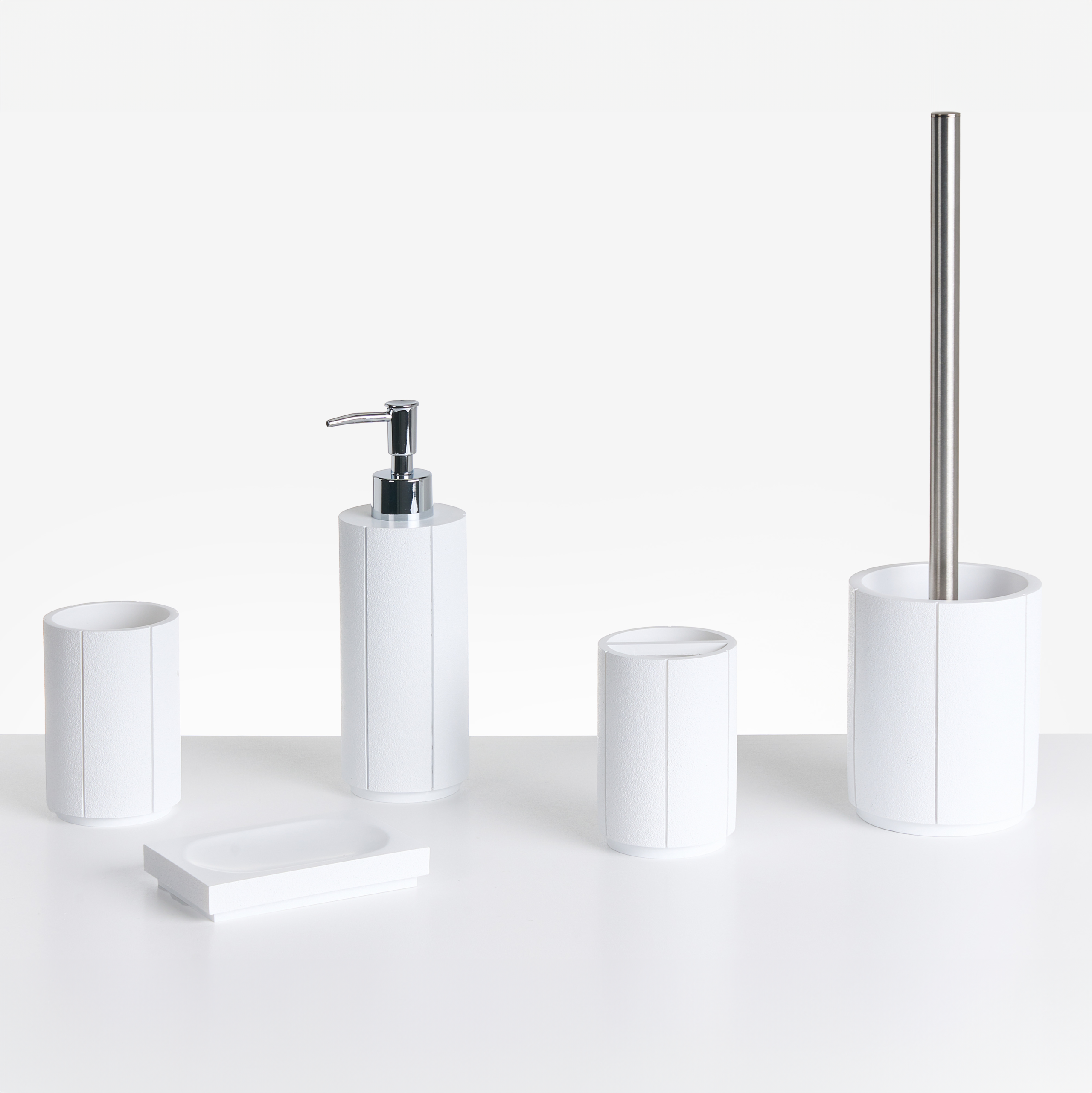 Kylpyhuonesetti 5 osaa HUALLAGA Valkoinen