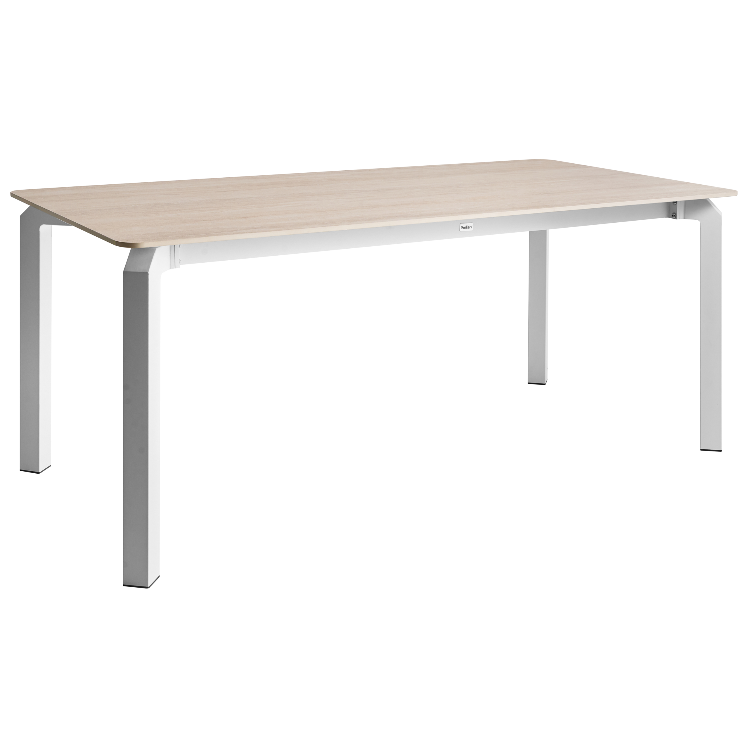 Puutarhapöytä FELETTO 180 cm 90 cm Kivi Travertiinikuvio