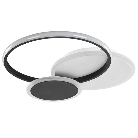 LED-kattovalaisin ZAMI metalli Musta