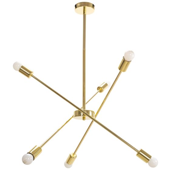 TOOLIGHT riippuva kattovalaisin APP1115-6CP kulta, 57, 5x72x57, 5cm