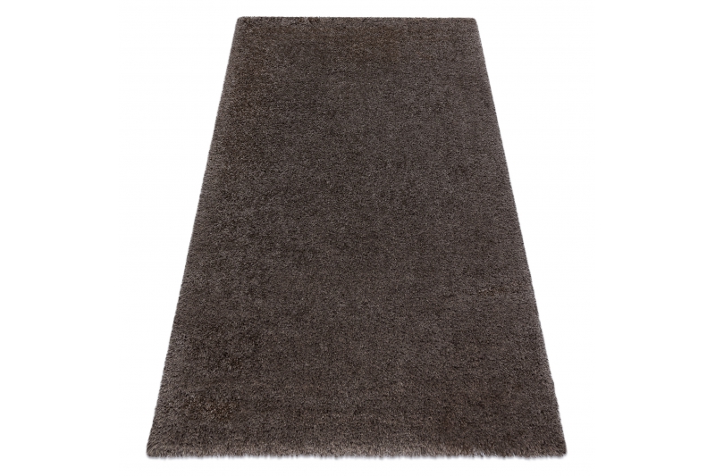 Matto SUPREME 51201070 shaggy 5  tummanruskea 160x230 cm