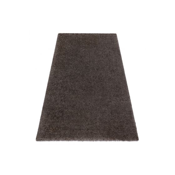 Matto SUPREME 51201070 shaggy 5 tummanruskea 160x230 cm