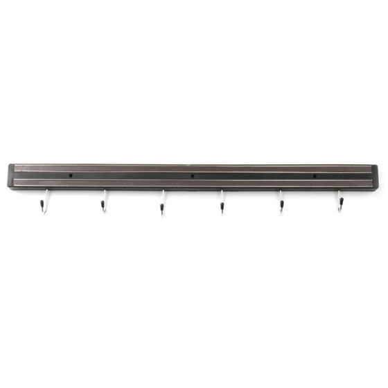 Magneettinen veitsiteline koukuilla, 600 mm pitkä - Hendi 820407