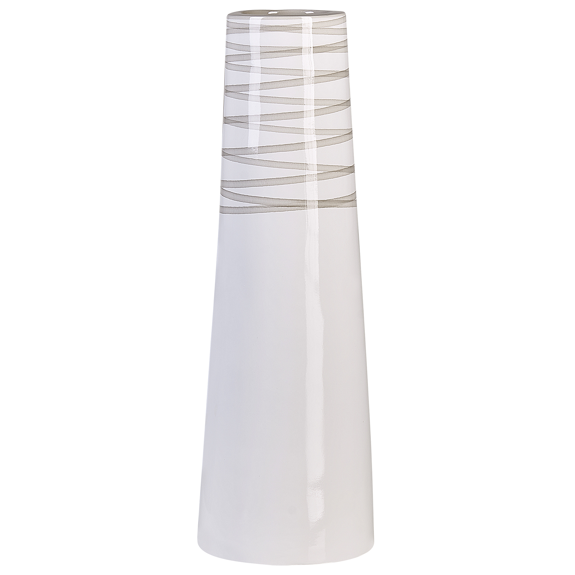 Koristemaljakko TARRAGONA keramiikka 57 cm Valkoinen