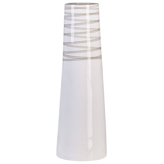 Koristemaljakko TARRAGONA keramiikka 57 cm Valkoinen