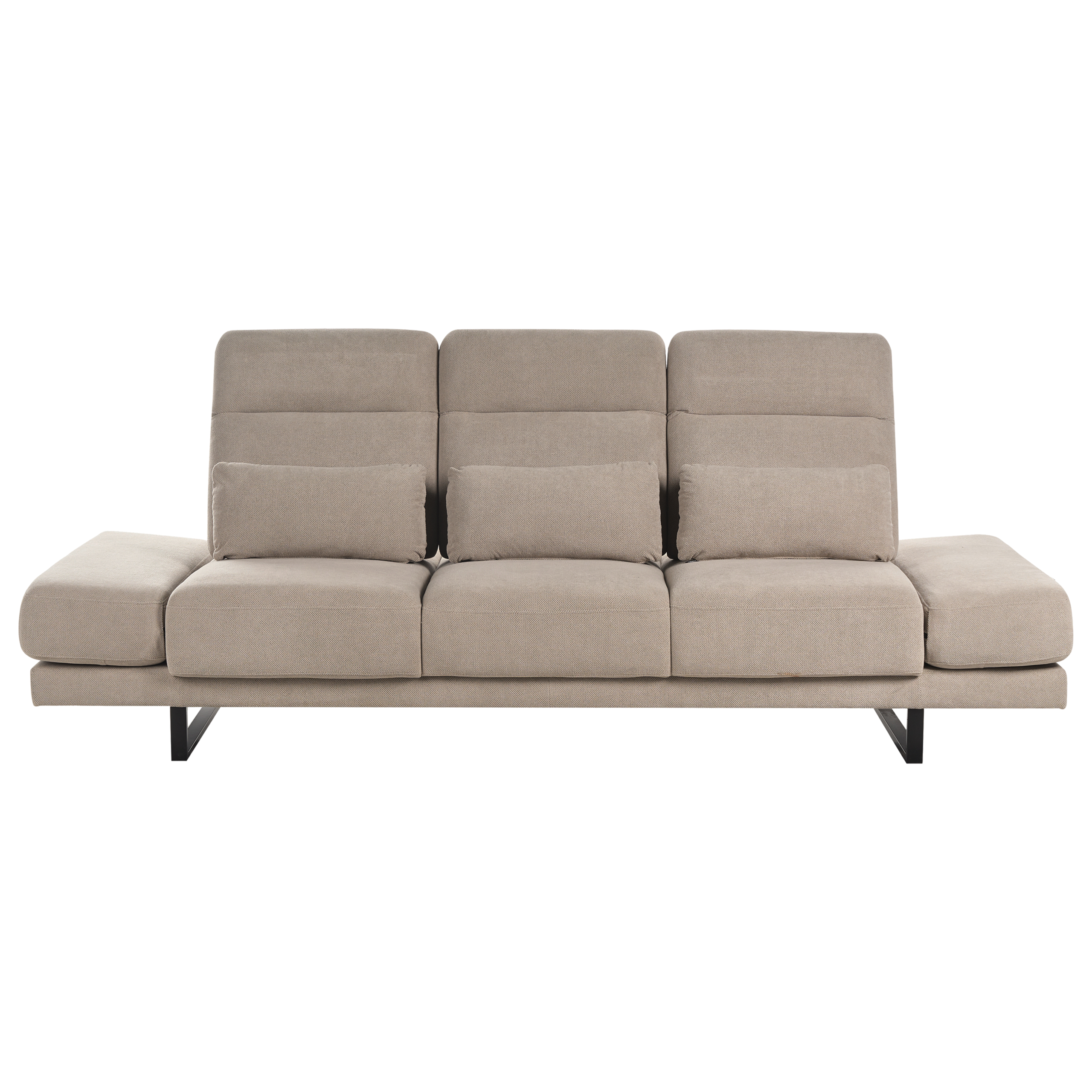 IKAST kangas Ruskeanharmaa 3-istuttava