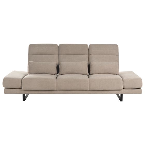 IKAST kangas Ruskeanharmaa 3-istuttava