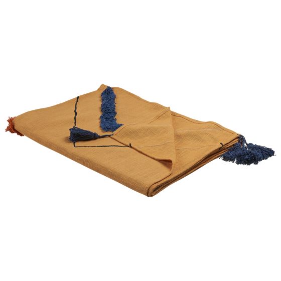 Torkkupeitto SHIMLA puuvilla 130 x 180 cm Oranssi