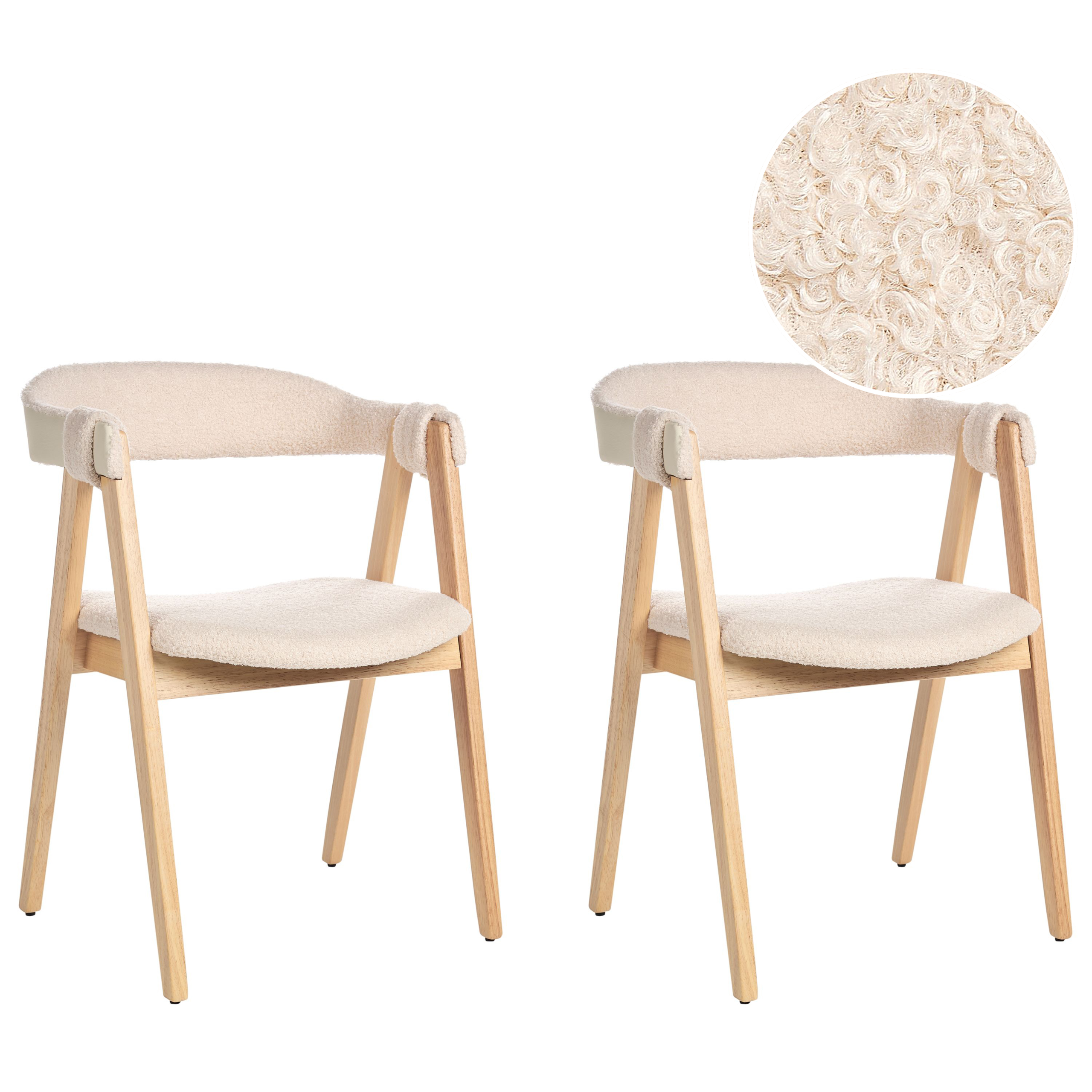 Ruokatuolisetti 2 kpl DAY Buklee Vaaleanruskea/beige