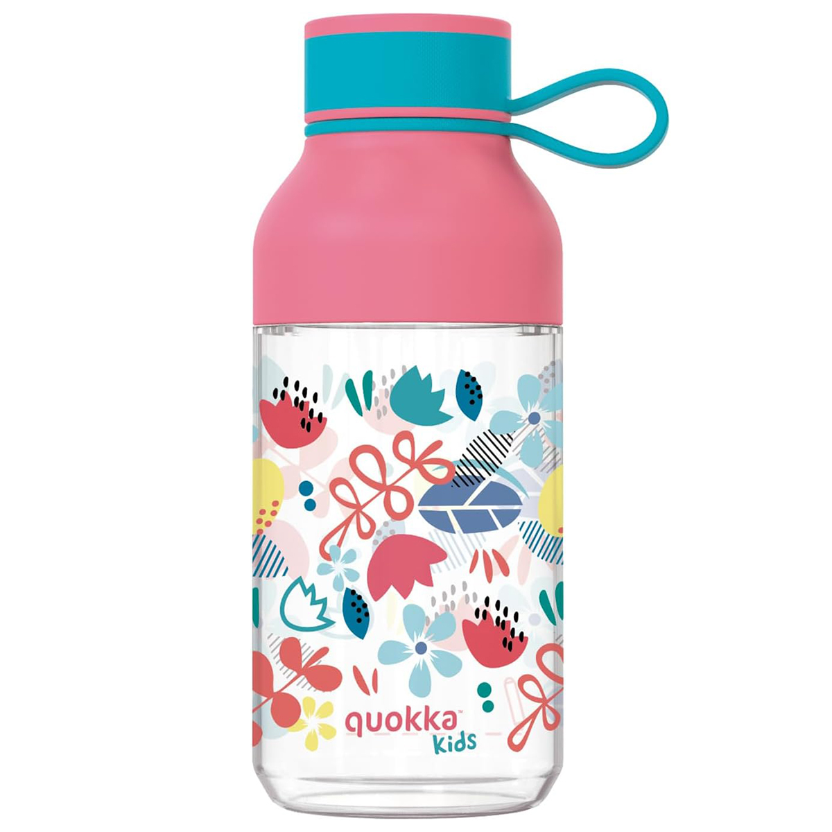Kukkakuvioinen vesipullo, tilavuus 430ml, Ecozen-materiaalia