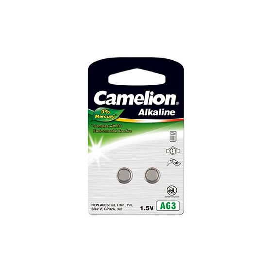 Camelion | AG3/LR41/LR736/392 | Alkalinappiparisto | 2 kpl.