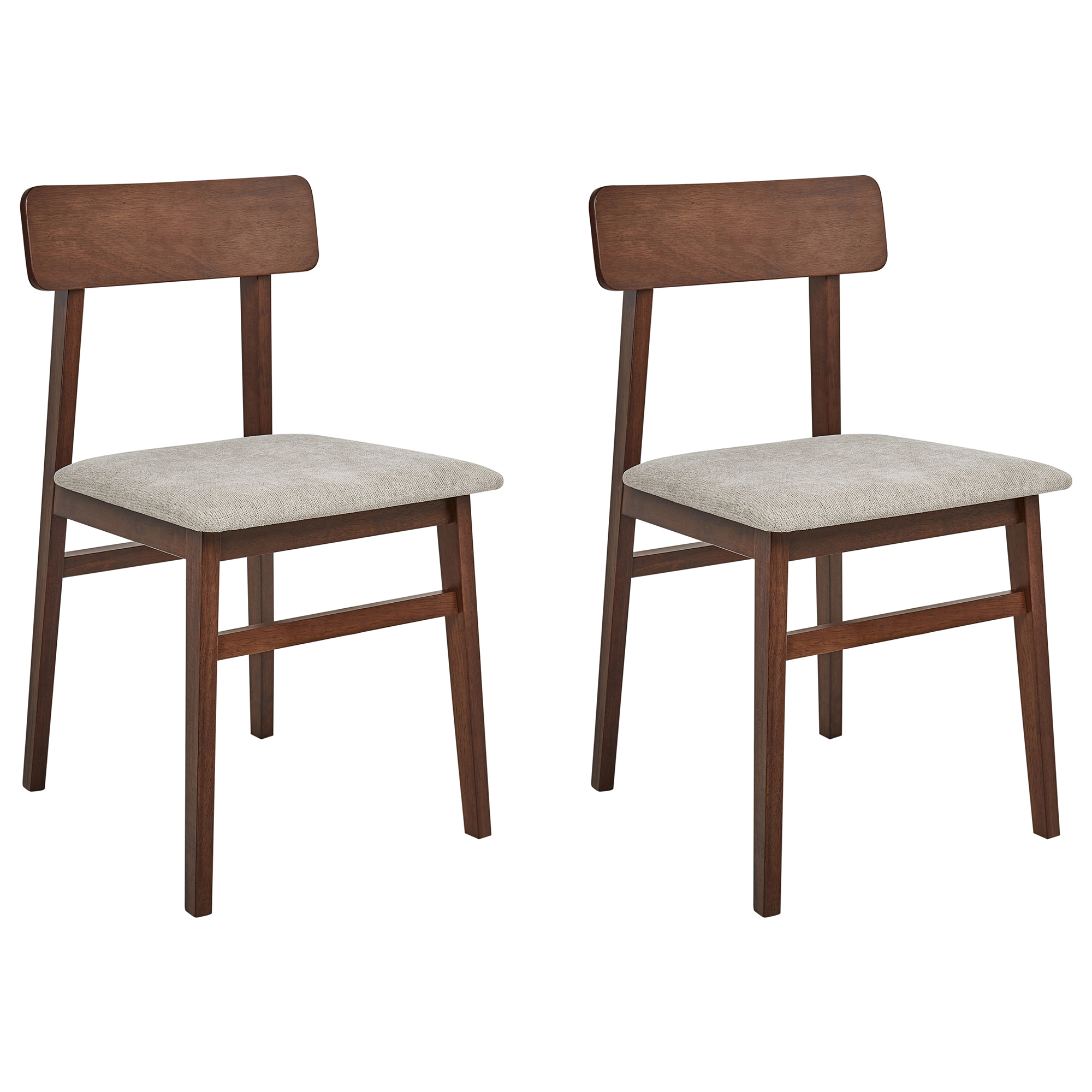 Ruokatuolisetti 2 kpl STACY puu Ruskeanharmaa