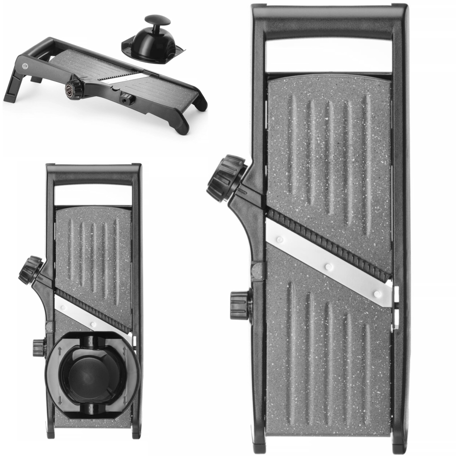 Japanilainen mandoliini vihannesten ja hedelmien pilkkomiseen HENDI SAMURAI 0,5 - 9 mm