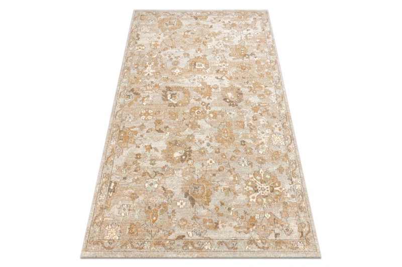 Villamatto SOHO Kukat, kukkia luonnon beige