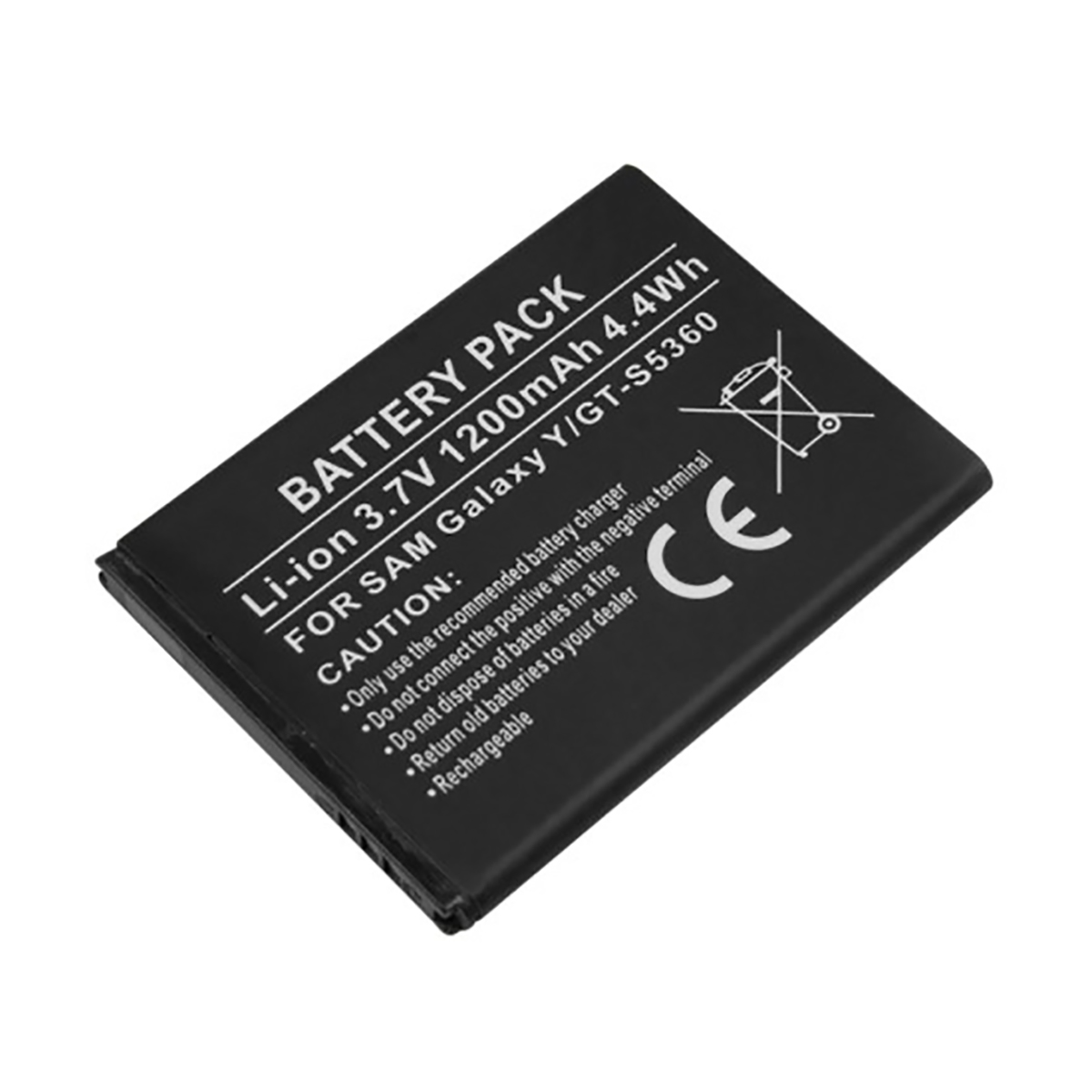 Akku Samsung Galaxy Y GT-S5360 Li-ion 3.7V 1200mAh 4.4Wh