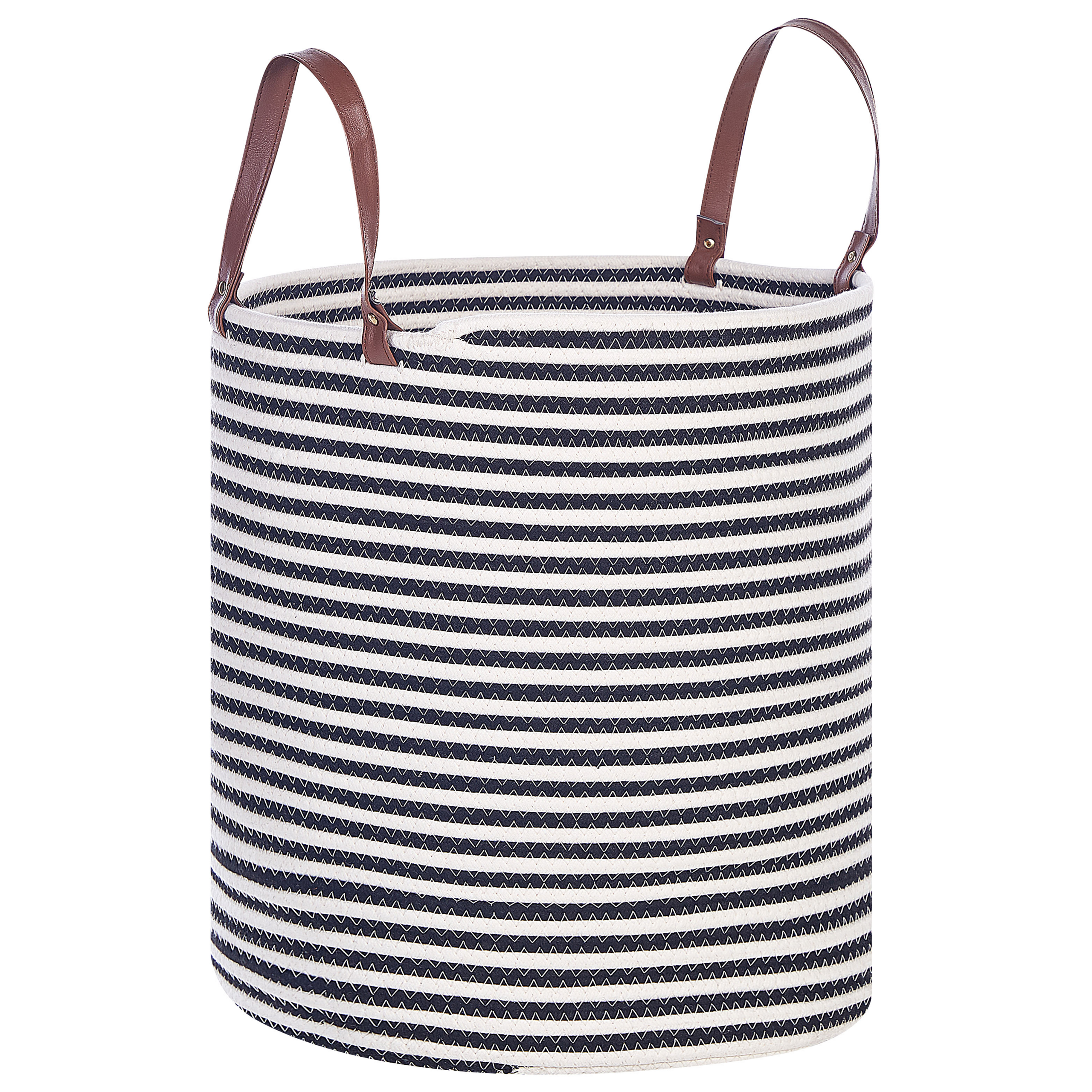 Kori ICHKA puuvilla Musta/valkoinen