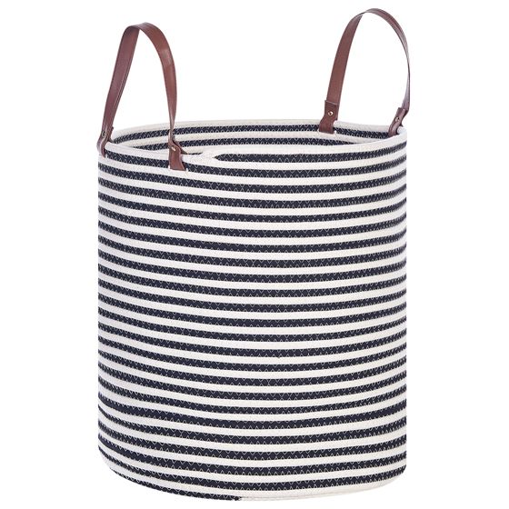 Kori ICHKA puuvilla Musta/valkoinen