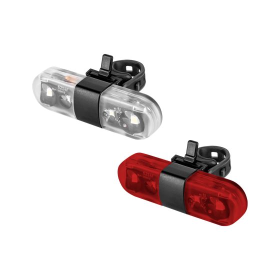 Rebel LED USB -takavalo eteen, polkupyörään, 2 kpl