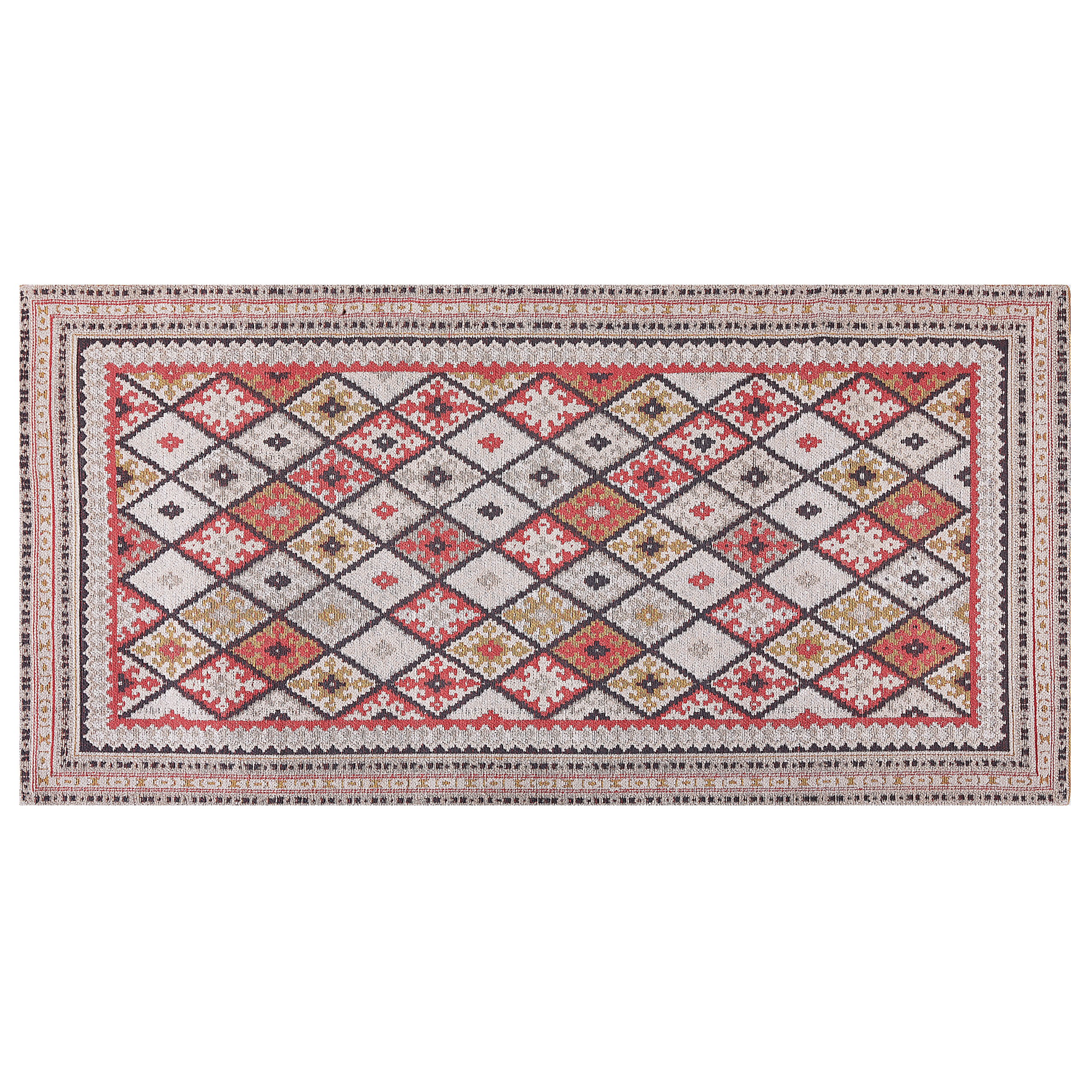 Matto ANADAG Punainen 80 x 150 cm puuvilla