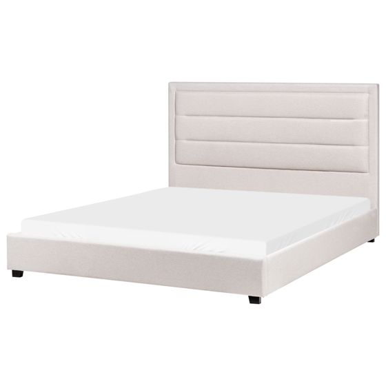 Sänky kangas ROUEN 160 x 200 cm Vaaleanbeige